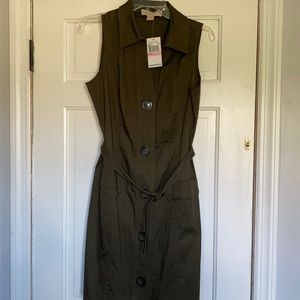 NWT Michael Kors Sleeveless Dress with Belt